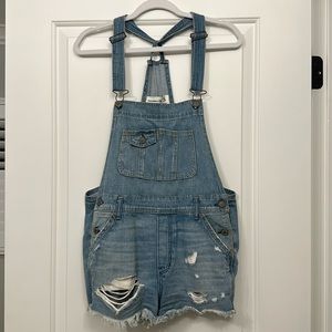 Denim overalls